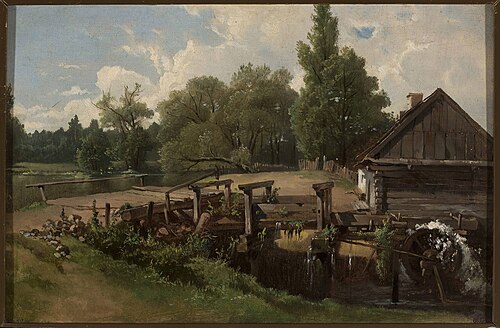 Mill, 1880, Józef Brodowski