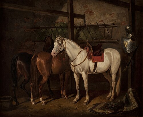 In a Stable, , Józef Brodowski
