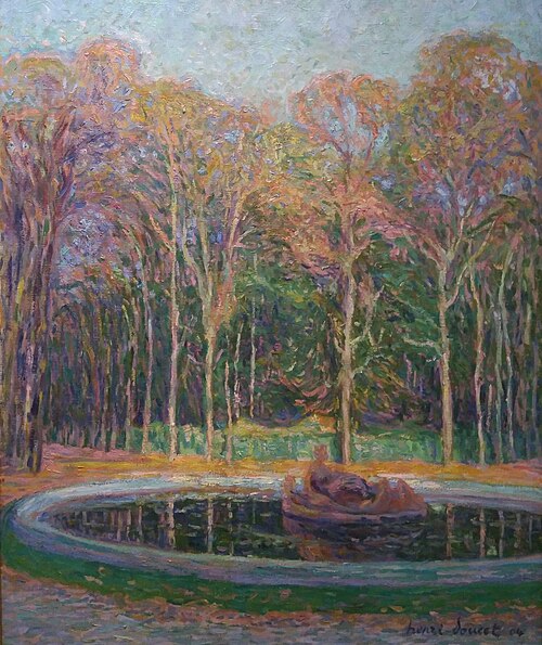 Pièce d'eau à Versailles, 1904, Henri Doucet