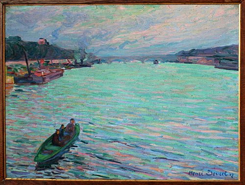 Vue du pont d'Austerlitz depuis un bateau sur la Seine, 1902, Henri Doucet