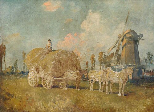 Drake's Mill, Marks Gate (unfinished), 1900, Henry Gillard Glindoni
