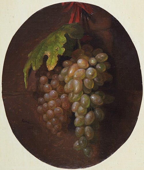 Grapes, Rome, 1851, George Henry Hall