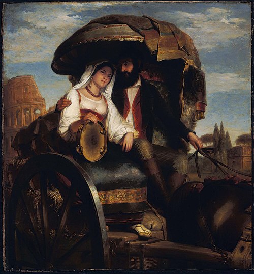 Roman Wine Cart, 1851, George Henry Hall