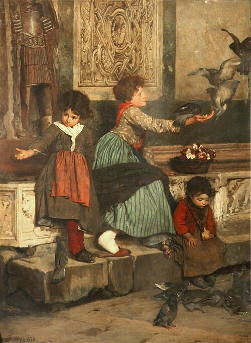 Outside St Mark's, 1876, Alessandro Zezzos