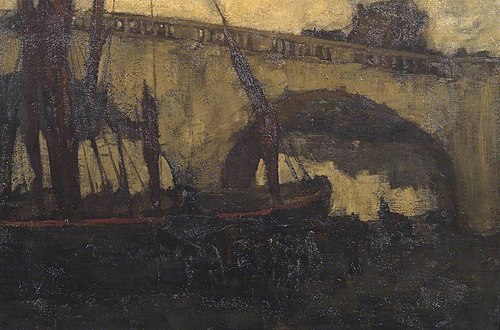 Kew Bridge, 1898, Henry Muhrmann