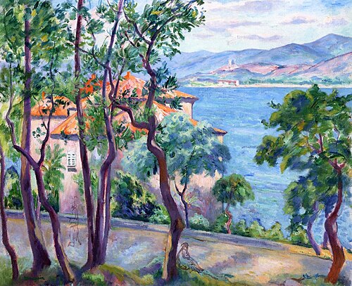 Above the Oustalet: View over Grimand, 1920, Henri Manguin