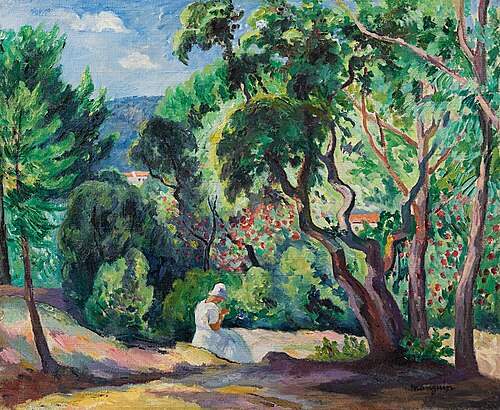 Sous-bois à la Moutte, Saint-Tropez, 1921, Henri Manguin