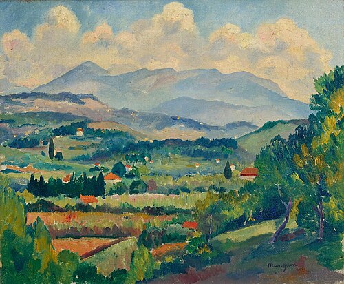 Paysage à Sanary, 1911, Henri Manguin