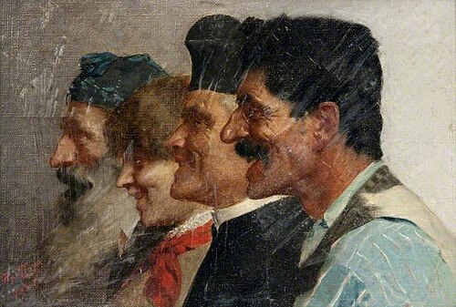 Looking at the Carnival, 1881, Fosco Tricca