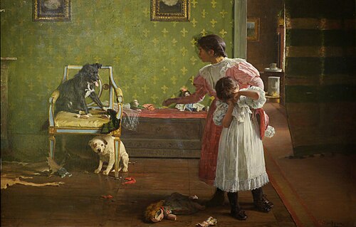 First pains, 1898, Giovanni Battista Quadrone