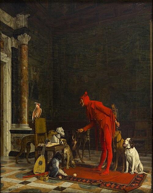 A jester, 1871, Giovanni Battista Quadrone