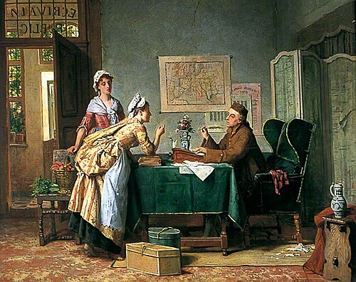 The Public Letter Writer, 1880, Jean Carolus