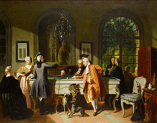 The billiard game, , Jean Carolus
