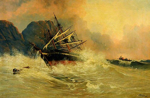 Sea Piece, 1880, Thomas Bush Hardy