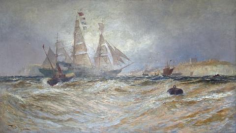 The Key to the Channel, 1892, Thomas Bush Hardy
