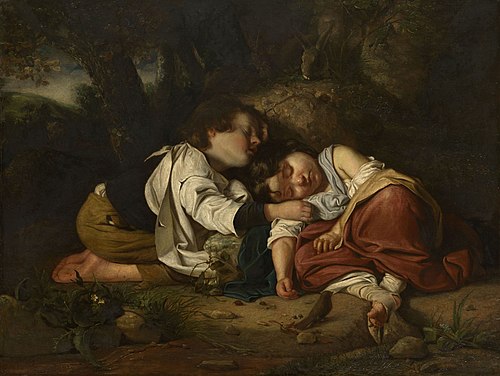The Children in the Wood, 1851, John Thomas Peele