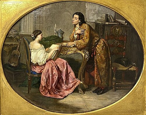 Lectures d'amour, 1870, Vincenzo Petrocelli
