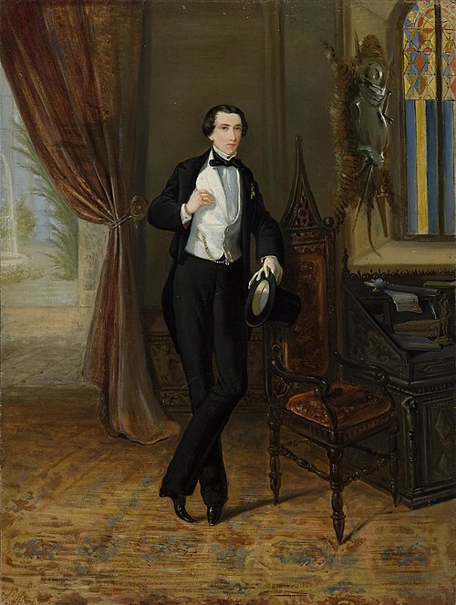 Porträt des jungen Herzogs N. B. Jussupow, 1851, Vincenzo Petrocelli