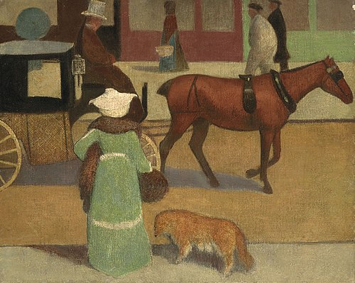 City scene, , Henri Rouart