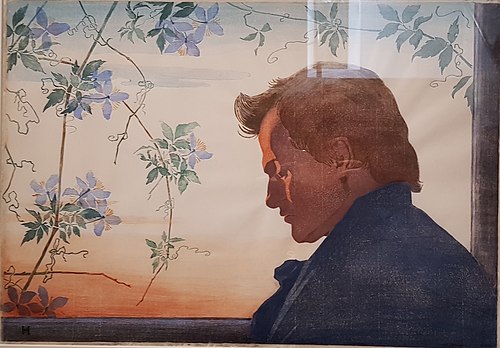 Crépuscule : portrait du sculpteur Niels Hansen Jacobsen, , Henriette Hahn-Brinckmann