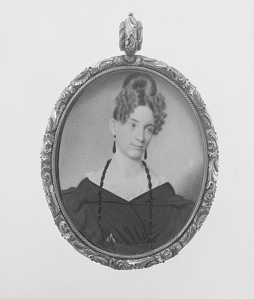 Portrait of a Lady, 1835, John Wood Dodge