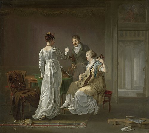 The Music Lesson, 1808, Louis Moritz