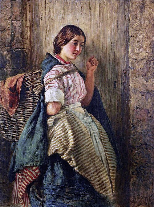 A Newhaven Fish-Lassie, 1864, Keeley Halswelle