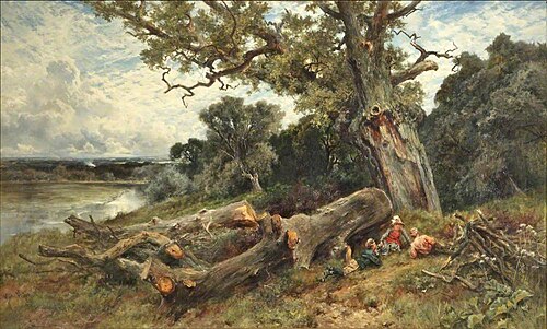 The Fallen Monarch, 1891, Keeley Halswelle