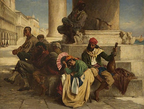 Under the Lion of St Mark's, 1873, Keeley Halswelle