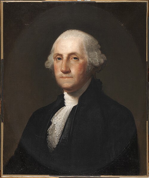 George Washington (1732-1799),  after Gilbert Stuart (1755-1828), 1855, Jane Stuart