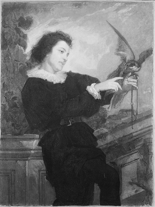 The Falconer (copy after Thomas Couture), , Edward Harrison May