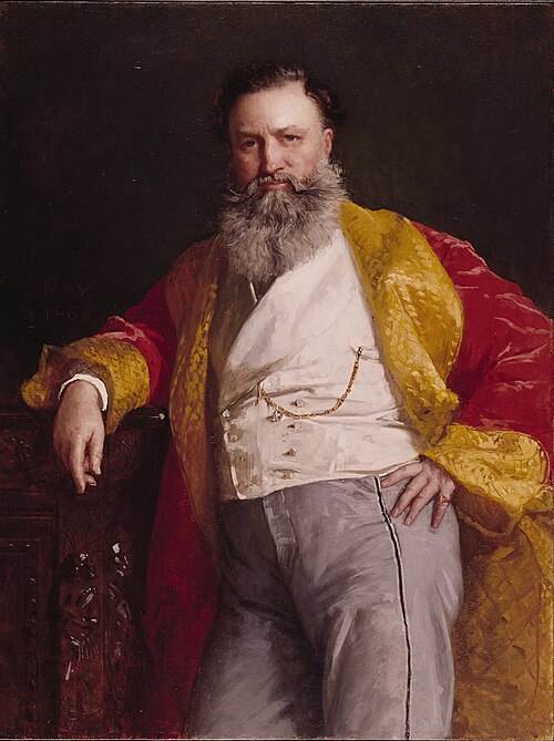 Portrait of Isaac Merrit Singer, 1869, Edward Harrison May