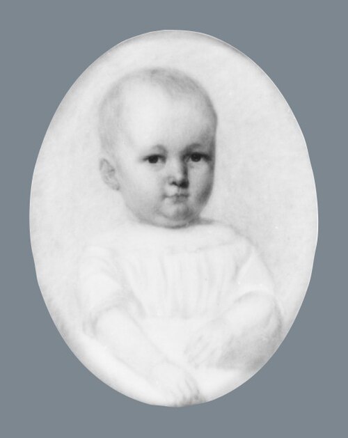 Portrait of a Baby, 1833, Henry Colton Shumway