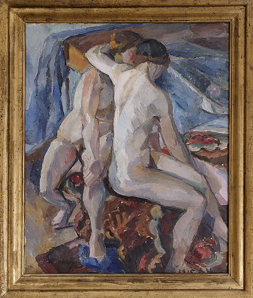 Two models, 1915, Astrid Holm