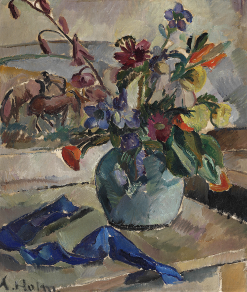 Still life with flowers, , Astrid Holm