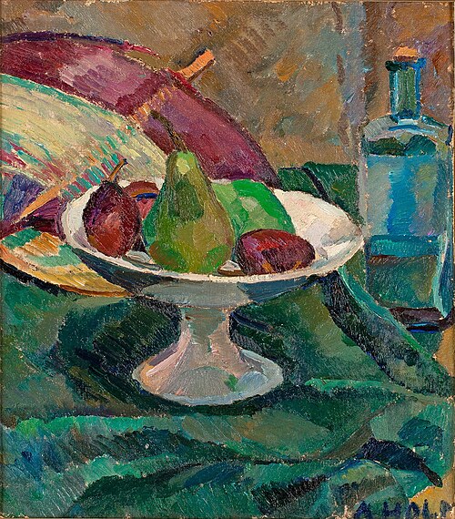 Fruit bowl (nature morte), 1910, Astrid Holm