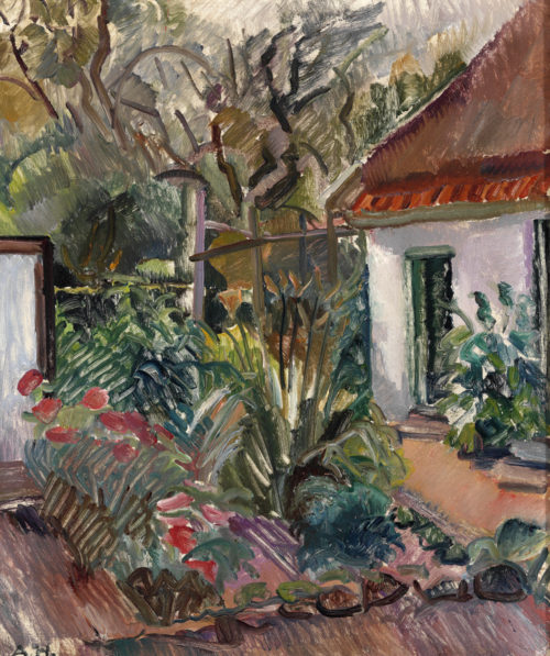 View of a garden, Horneby, , Astrid Holm