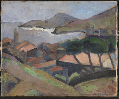 View of Collioure, 1913, Astrid Holm
