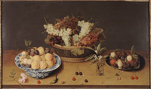 Nature morte de fruits et de fleurs, 1700, Isaak Soreau