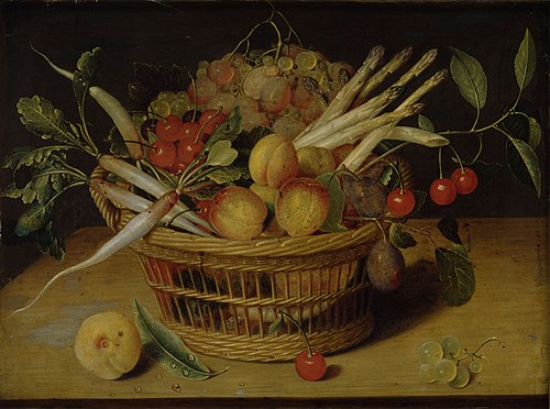 Fruit basket, 1629, Isaak Soreau