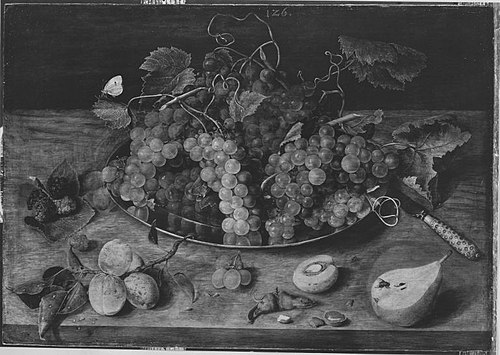 Stillleben mit Früchten, 1624, Isaak Soreau