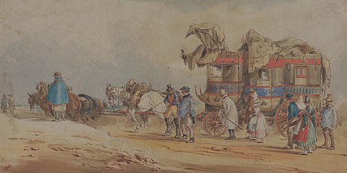 A French Diligence of 1830, , Charles Cooper Henderson