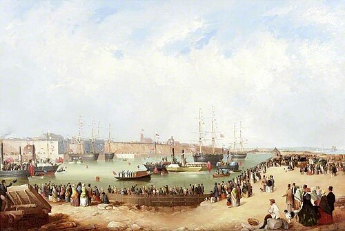 Opening of the South Dock, Sunderland, 1850, 1850, Mark Thompson