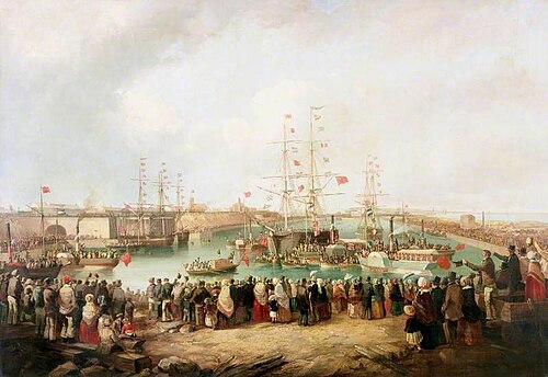 Opening of the South Dock, Sunderland, 1850, 1853, Mark Thompson