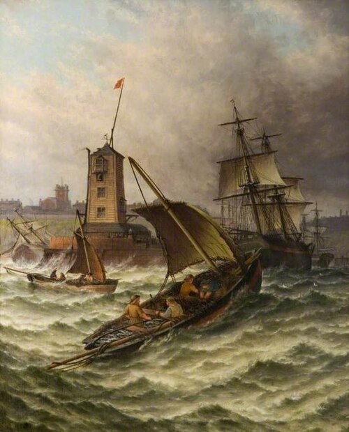Old South Pier, Sunderland, 1854, Mark Thompson
