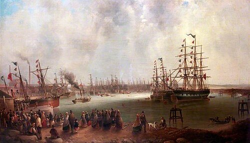 The Opening of Tyne Dock, 1859, Mark Thompson