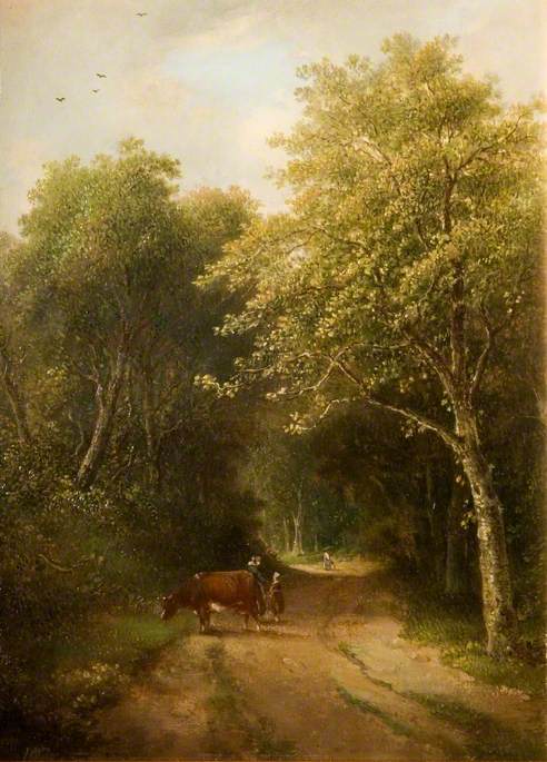 Fetching the Cow, 1874, Mark Thompson