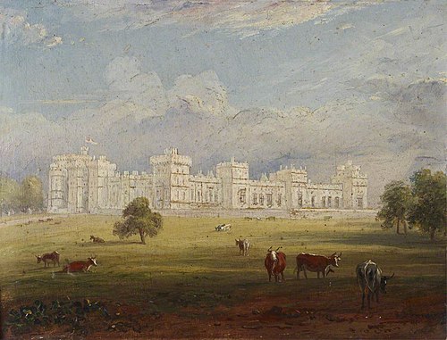 View of Windsor from the South East, 1838, Henry Bryan Ziegler