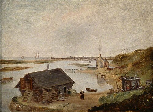 Aldrington Basin, East Sussex, 1850, Aaron Edwin Penley