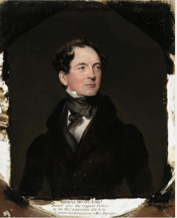 Thomas Moore, Poet, 1838, William Essex